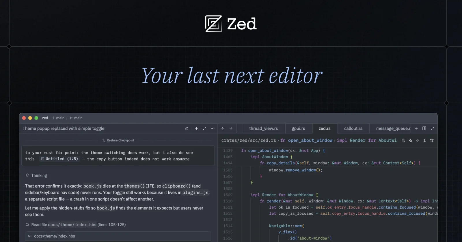 Zed cover